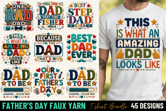 Father’s Day Faux Yarn Bundle Design
