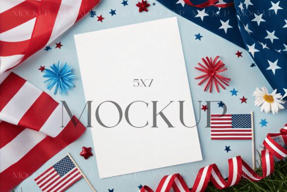 Mastering the Patriotic 5x7 Invitation Card Mockup for Seasonal Success