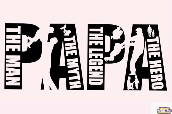 Papa SVG PNG Design for Father’s Day