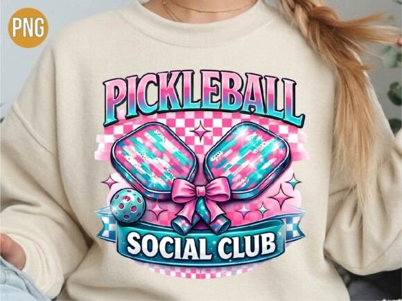 Strategic Branding with the Girly Pink Pickleball Social Club Shirt Design