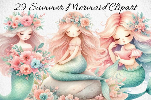 Unlocking the Magic of Summer Mermaid Clipart for Creative Projects